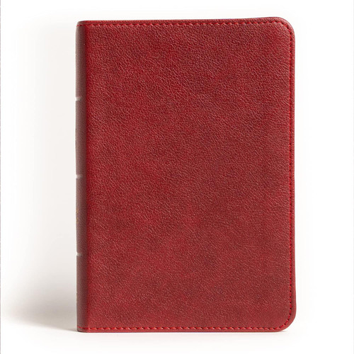 NASB Compact Reference Bible Burgundy LeatherTouch Red Letter