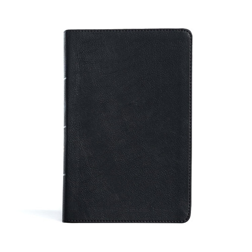 CSB Large Print Personal Size Reference Bible Black LeatherTouch