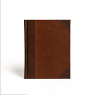 CSB Notetaking Bible Large Print Edition Brown/Tan LeatherTouch Over