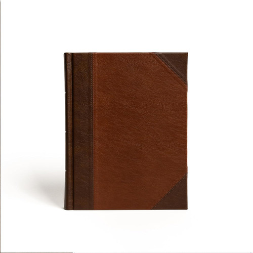 CSB Notetaking Bible Large Print Edition Brown/Tan LeatherTouch Over