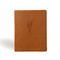 CSB Notetaking Bible Large Print Edition Camel LeatherTouch Over