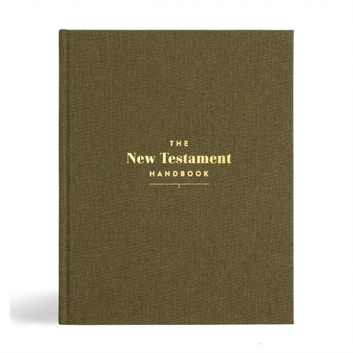 New Testament Handbook Sage Cloth Over Board Full-color Design