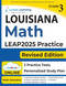 LEAP Test Prep: 3rd Grade Math Practice Workbook and Full-length