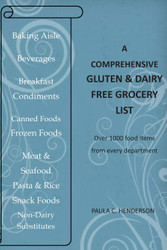 A Comprehensive Gluten & Dairy Free Grocery List: Over 1000 Food