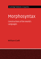 Morphosyntax (Cambridge Textbooks in Linguistics)