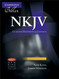 NKJV Clarion Reference Bible Black Calf Split Leather NK484:X