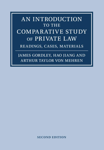 An Introduction to the Comparative Study of Private Law