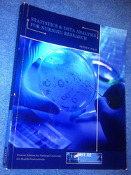 Statistics and Data Analysis for Nursing Research