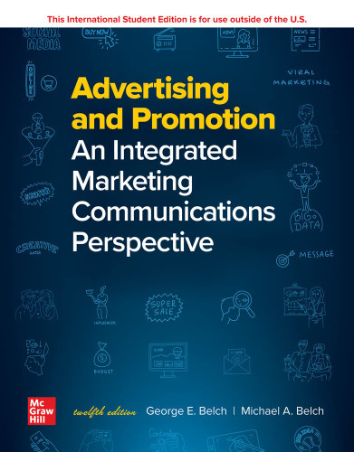 ISE Advertising and Promotion: An Integrated Marketing Communications