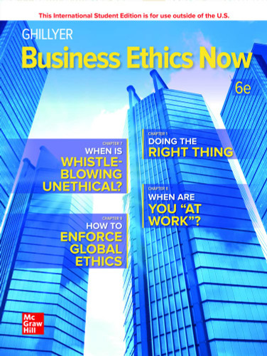 Business Ethics Now