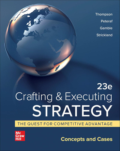 Crafting & Executing Strategy: The Quest for Competitive Advantage: