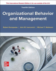 ISE Organizational Behavior and Management