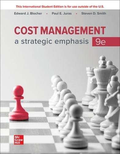 Cost Management A Strategic Emphasis