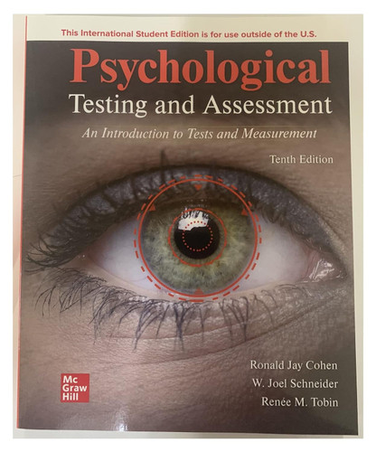 Psychological Testing and Assessment International Edition Textbook