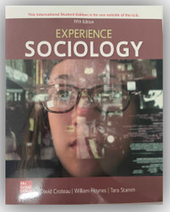5TH Edition Experience Sociology (ISE) textbook only