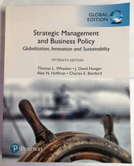 Strategic Management and Business Policy