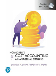 Horngren's Cost Accounting Global Edition