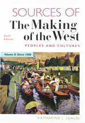 Sources of The Making of the West Volume II