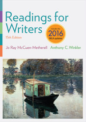 Readings for Writers 2016 MLA Update