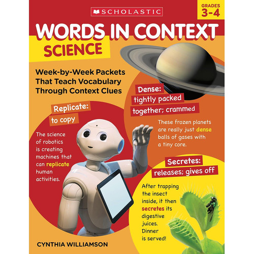 Words in Context: Science: Week-by-Week Packets That Teach Vocabulary