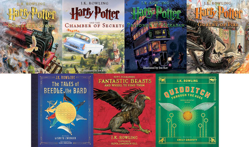 Harry Potter Illustrated Collection (Pack of 6)