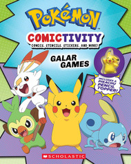 Pokemon Comictivity: Galar Games: Activity book with comics stencils