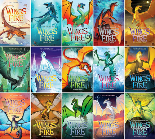 Wings of Fire Hardcover Series Set (Books 1-15)