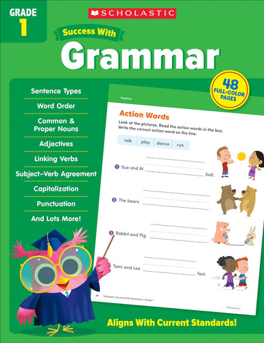 Scholastic Success with Grammar Grade 1 Workbook