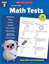 Scholastic Success with Math Tests Grade 3 Workbook