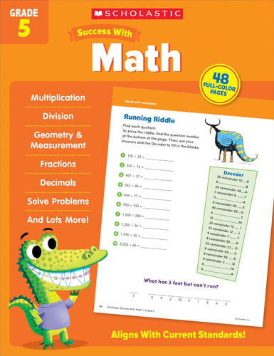 Scholastic Success with Math Grade 5 Workbook