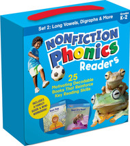 Nonfiction Phonics Readers Set 2: Long Vowels Digraphs & More