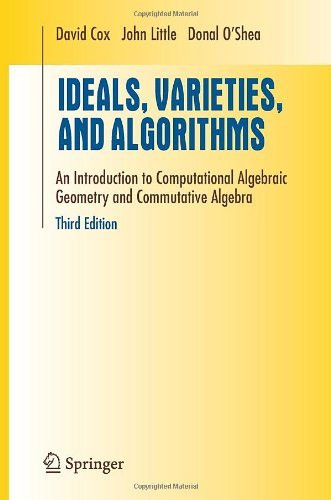 Ideals Varieties And Algorithms