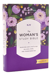 KJV The Woman's Study Bible Hardcover Red Letter Full-Color Edition