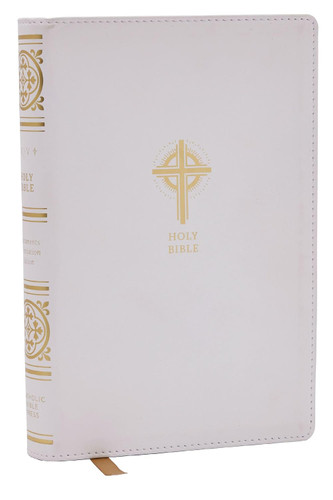 NRSVCE Sacraments of Initiation Catholic Bible White Leathersoft