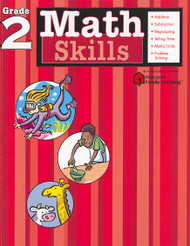 Math Skills: Grade 2 (Flash Kids Harcourt Family Learning)