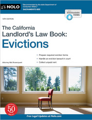 California Landlord's Law Book The: Evictions
