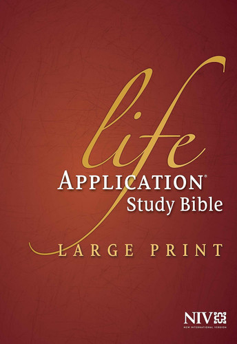 NIV Life Application Study Bible Large Print Indexed