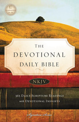 The Devotional Daily Bible: New King James Version (Signature)