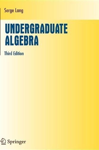 Undergraduate Algebra