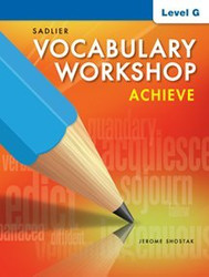 Vocabulary Workshop Achieve Level G Grade 12
