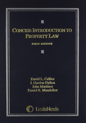 Concise Introduction to Property Law