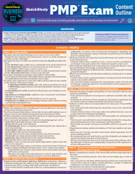Quickstudy Pmp Exam Content Outlline - Domain Test Prep: Laminated