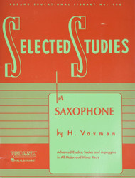 Selected Studies: for Saxophone (Rubank Educational Library 106)