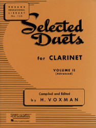 Selected Duets for Clarinet: Volume 2 - Advanced