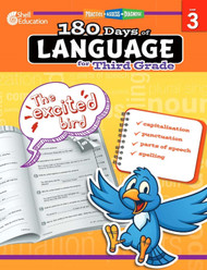 180 Days of Language for Third Grade - Build Grammar Skills and Boost