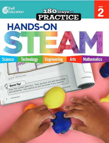 180 Days: Hands-On STEAM: Grade 2 (180 Days of Practice)