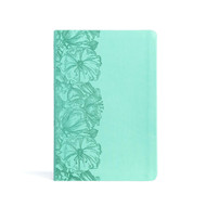 CSB Large Print Thinline Bible Value Edition Light Teal LeatherTouch