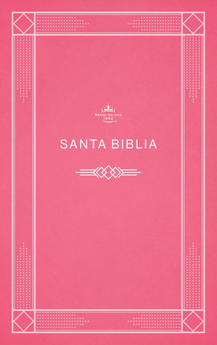 RVR 1960 Biblia economica de evangelismo rosa tapa rostica