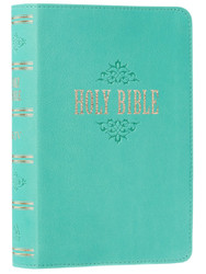 KJV Holy Bible Compact Large Print Faux Leather Red Letter Edition -