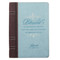 Classic Faux Leather Journal Blessed Is She Luke 1